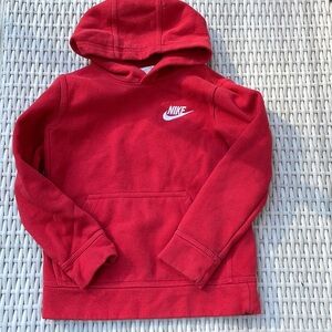 TODDLER Nike Red Hoodie Sweatshirt Size 5/ 5-6yrs